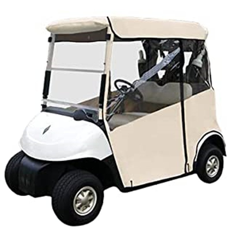 210D Oxford Cloth Black Golf Cart Cover 2 Seat 4 Seat Leisure Golf Cart Cart Kart Cover - Image 2