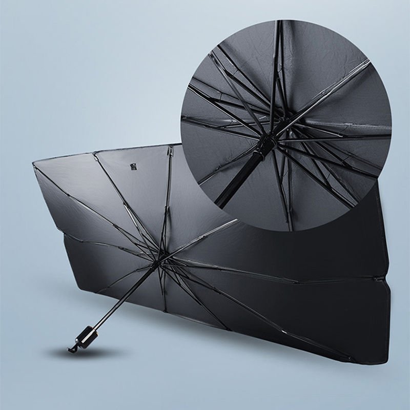 Car Windshield Sunshade Umbrella Foldable Customized Color Universal Fit Summer Sun Heat Insulation Cloth Accessories - Image 2