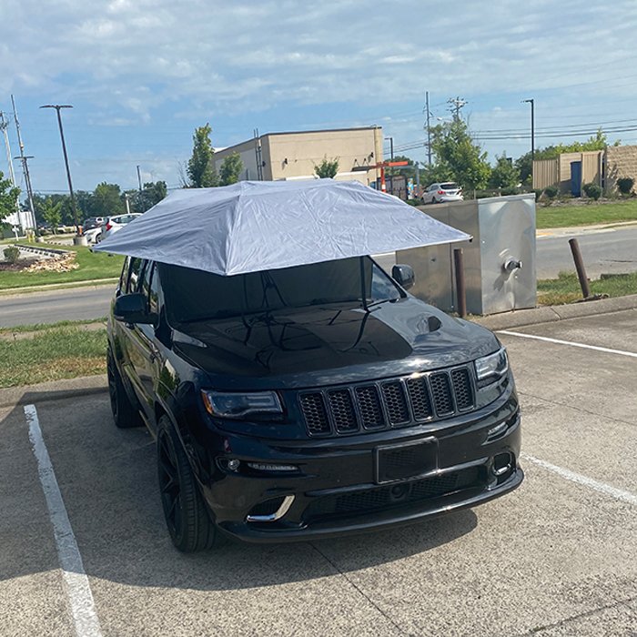 Outdoor Heavy Duty Hot Sell Anti Sunlight Ev Car Cover Umbrella - Image 2