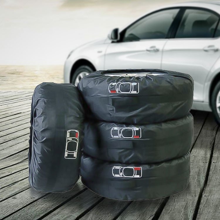 Sports Style Oxford Material UV Waterproof Wheel Tire Cover for Parking and Snow Protection - Image 2