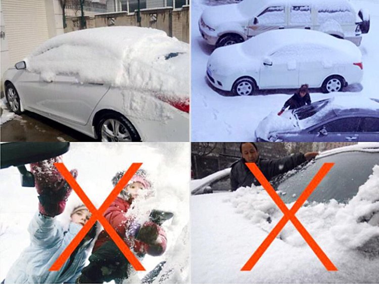 Car Sunshade Black Block Shields Windshield Front Rear Winter Snow Ice Protector Visor Sun Shade Car Cover - Image 2