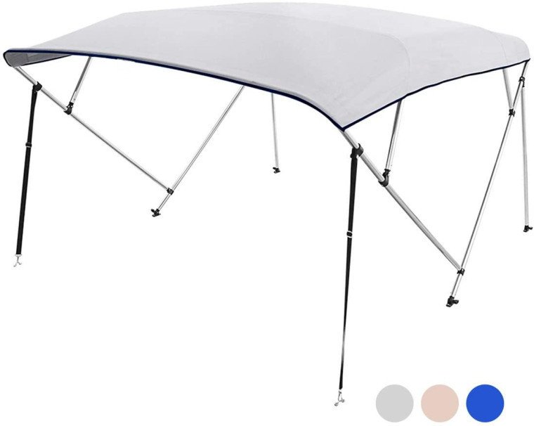 Factory Awning PVC Inflatable Fishing Boat Tent Luxury Boat Yacht Hardware Canopy Roof Sunshade Awning Bimini Tops - Image 3