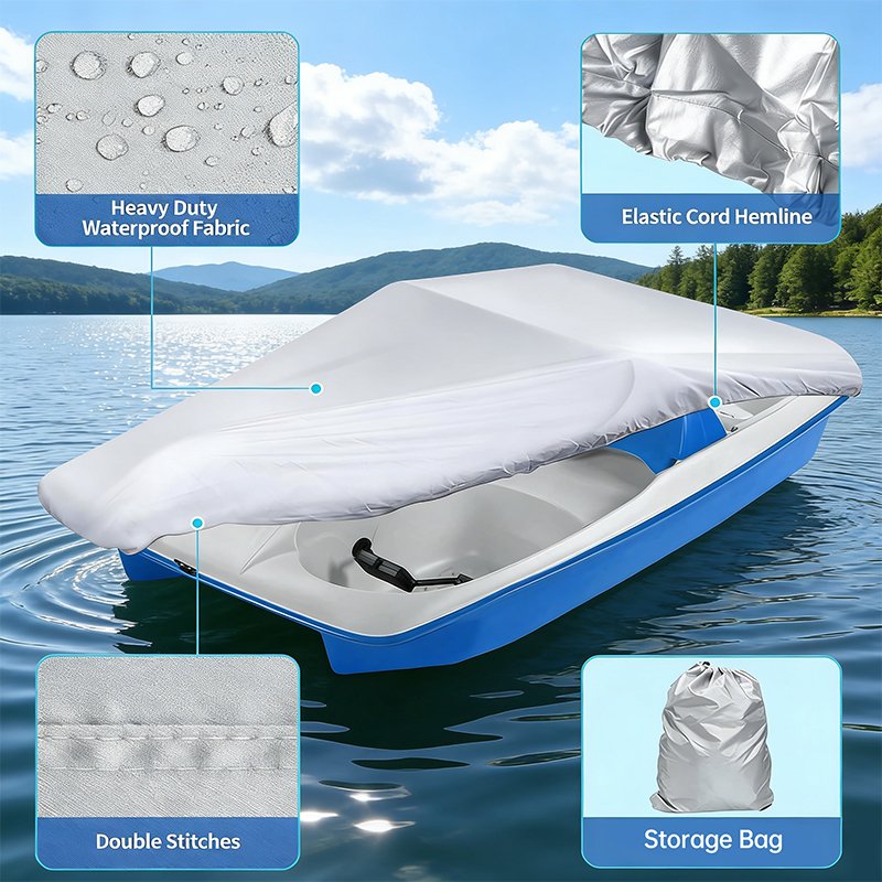 Premium Marine Grade Boat Cover Heavy Duty Waterproof UV Proof Custom Size Available - Image 3