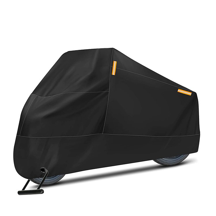 Durable Oxford Black with Waterproof Dust Proof Motorcycle Cover - Image 3