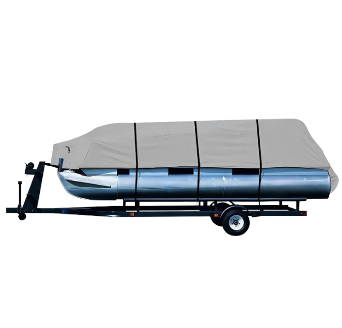 Heavy Duty 300D Polyester Oxford Waterproof and UV Proof Pontoon Boat Cover - Image 3