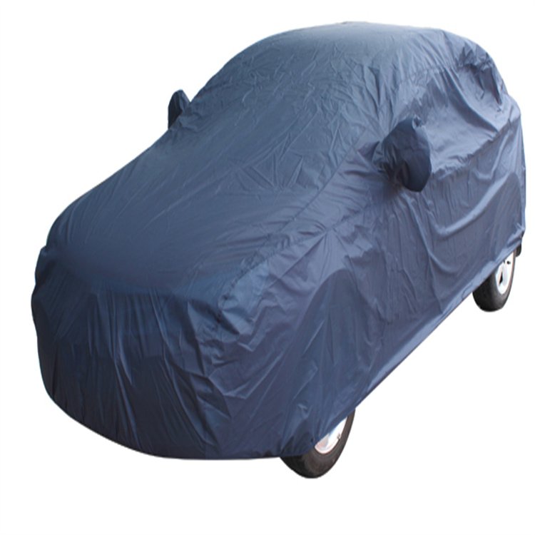 Durable Waterproof Black Car Covers PVC Flood Protection with Oxford Fabric UV and Dustproof Features - Image 3