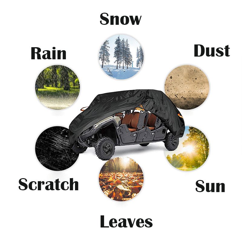 New GUARD High Quality Polyester Customised Size ATV/UTV Cover Outdoor Waterproof - Image 3