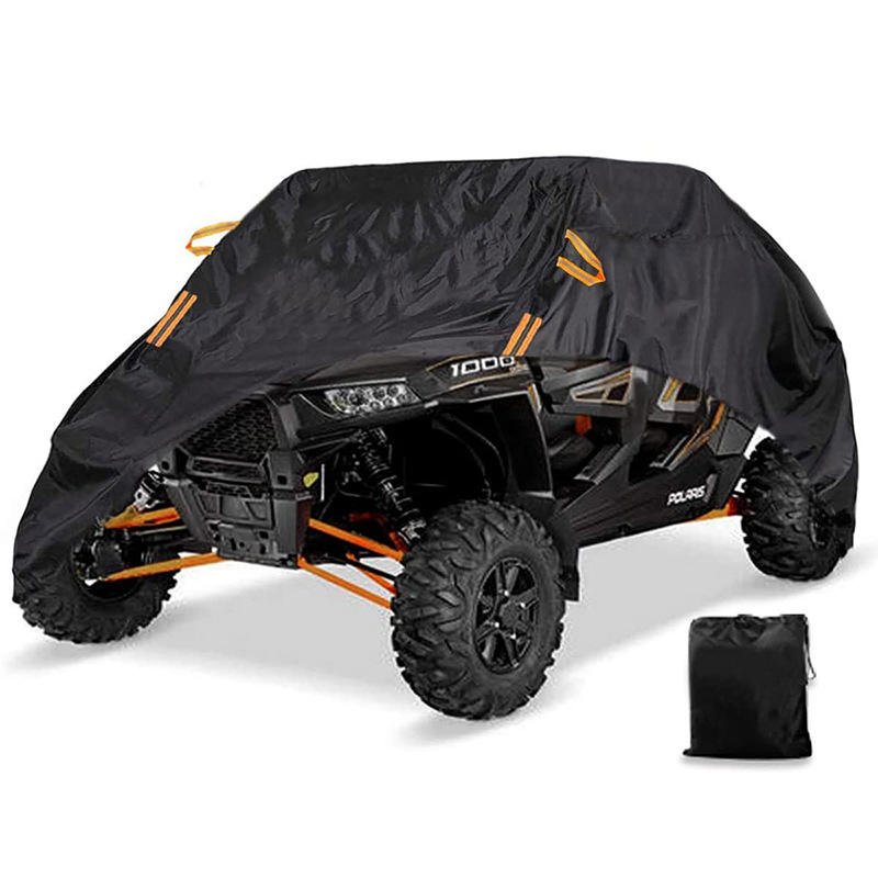 Waterproof Black Oxford UTV Body Cover with UV Protection New ATV Cover for Parts & Accessories - Image 3