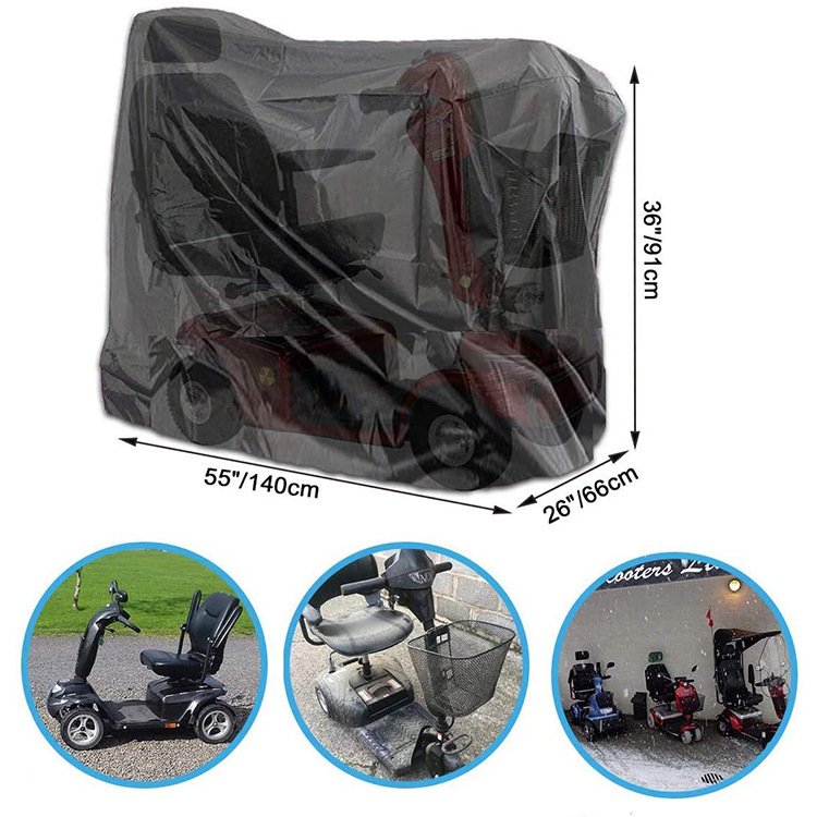 Heavy Duty Waterproof Oxford Cloth Folding Electric Mobility Scooter Wheelchair Cover New Motorcycle Cover Product - Image 3