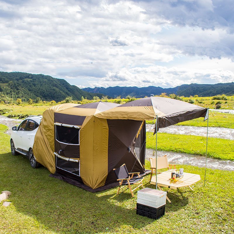 Car Tents Camping 2023 Latest Fashionable Large Ventilate Available for Family 3 4 People Camping Tent - Image 3