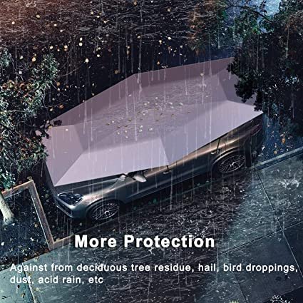 Outdoor Heavy Duty Hot Sell Anti Sunlight Ev Car Cover Umbrella - Image 3