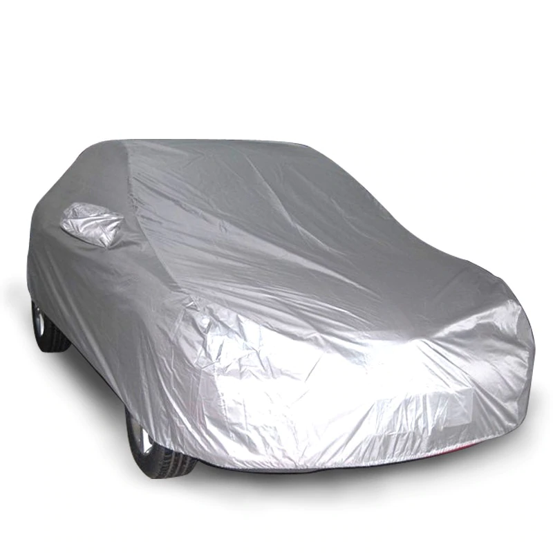 190T Polyester Silver Coated Waterproof Windproof 90% UV Protection 60% IR Rejection Custom Logo Outdoors BMW Z8 Car Cover - Image 3