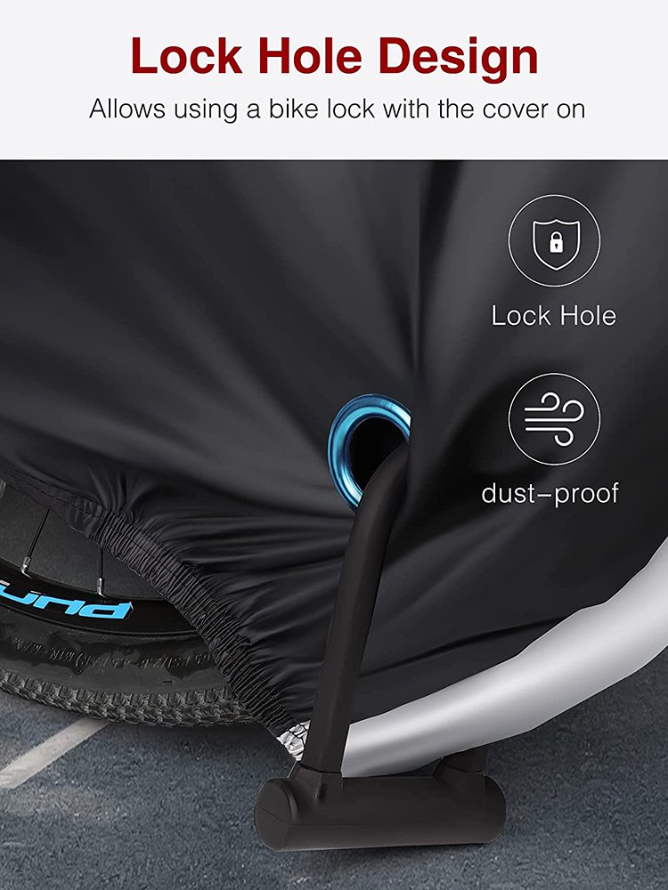 New Design Foldable Waterproof Oxford Material Bike Cover Storage Bag for Road Bicycles Kids' Bikes Custom Size Weather - Image 4