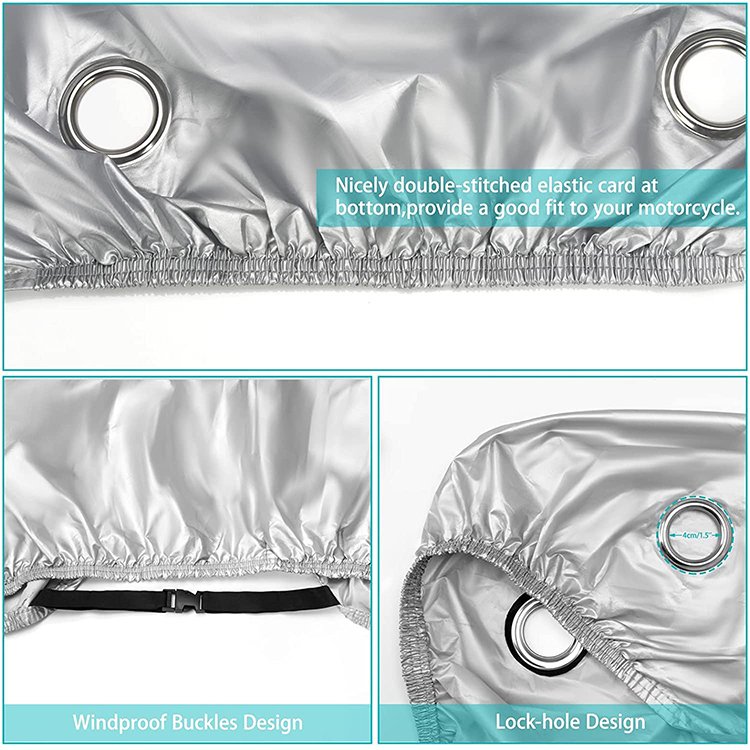 Waterproof UV Protection Eco-Friendly Durable Polyester Foldable Bike Cover for Cruisers Mountain/Road BMX Bicycles Electric - Image 4