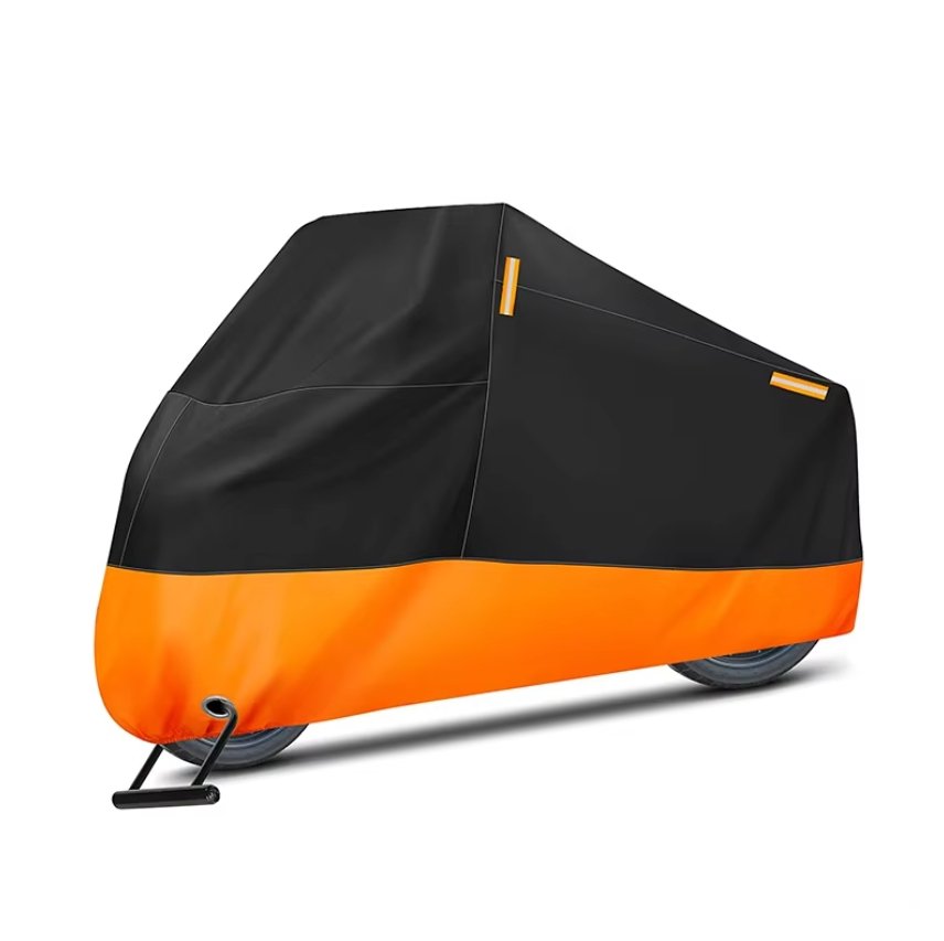 Wholesale Outdoor Motorcycle Cover 300D Oxford PVC Waterproof UV Protection Sunproof Durable Customizable Size 1 Year Warranty - Image 4