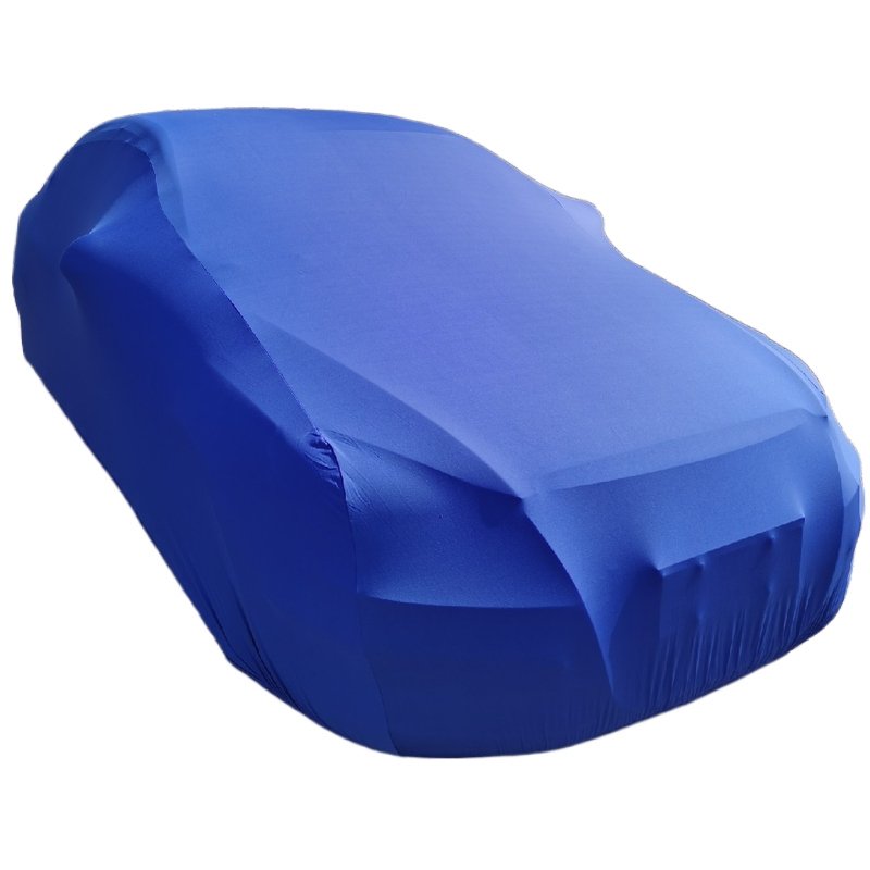 Best Selling Custom Fit Full Body Car Cover Soft Fleece and Spandex Indoor Breathable for Exhibition Hall - Image 4