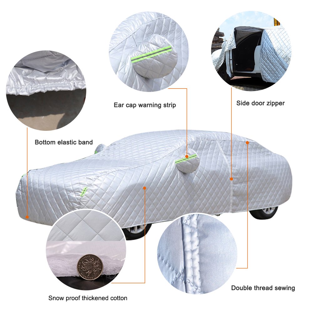 Sun Garage Tent Shockproof Hail Proof Car Cover Inflatable Best for Suv Xl Size Sports Waterproof HM PEVA & PP Cotton - Image 4