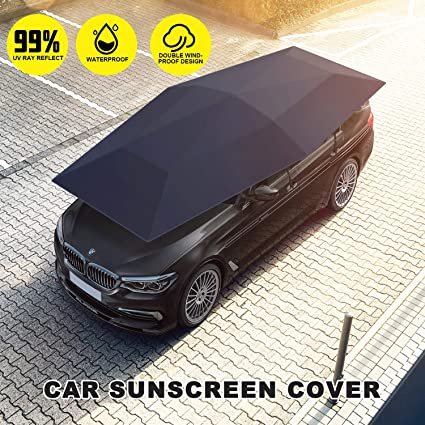 Outdoor Heavy Duty Hot Sell Anti Sunlight Ev Car Cover Umbrella - Image 4