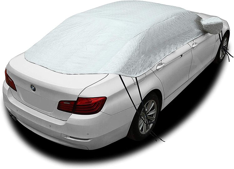 Car Sunshade Black Block Shields Windshield Front Rear Winter Snow Ice Protector Visor Sun Shade Car Cover - Image 4