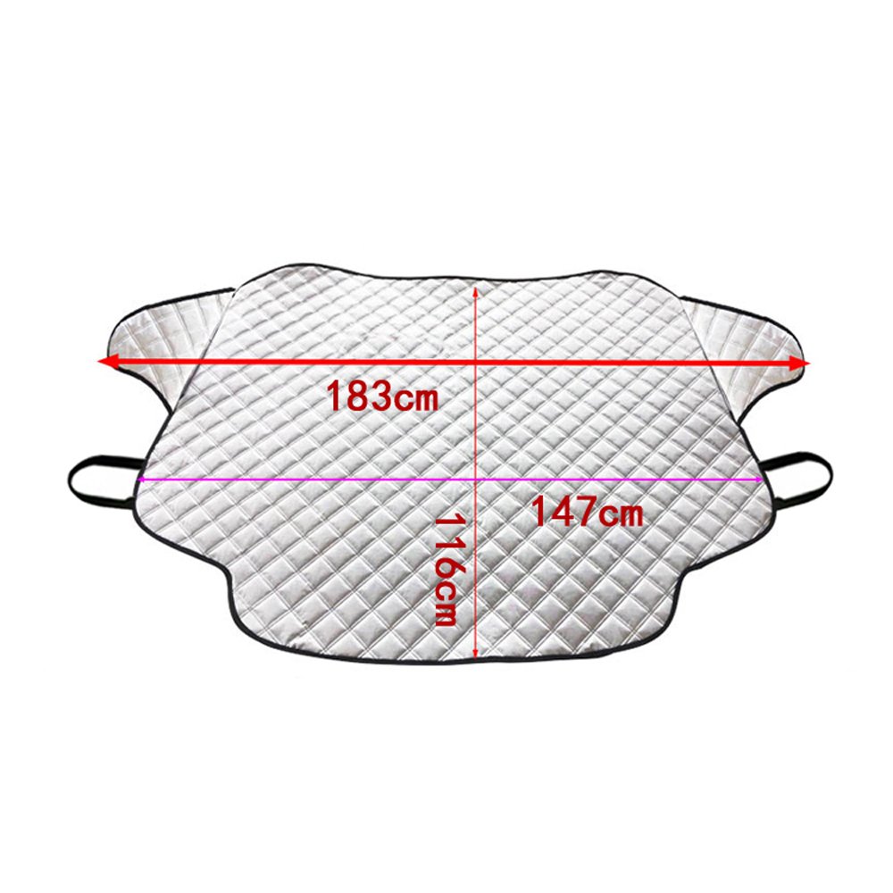 Universal Car Sunshade Snow Cover Foldable Portable Car Windshield Cover Protector Winter Ice Rain Dust Frost - Image 4
