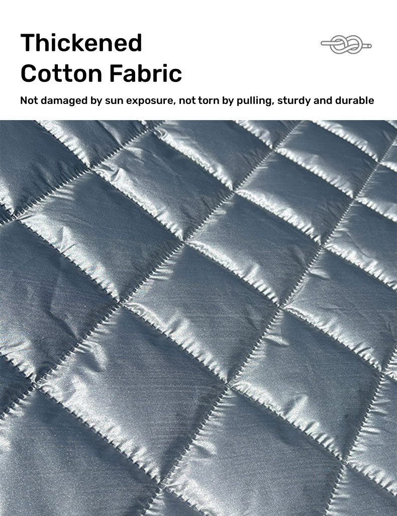 Winter Outdoor Cotton Car Cover Waterproof Dust-Proof and Hail-Resistant Thickened SUV Cover - Image 5