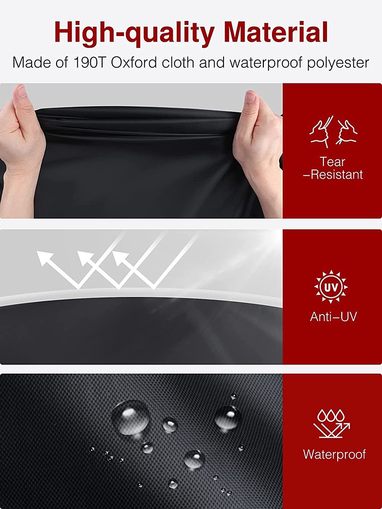 125 Electric Folding Rain Wego 600D Bike Cover Waterproof - Image 5