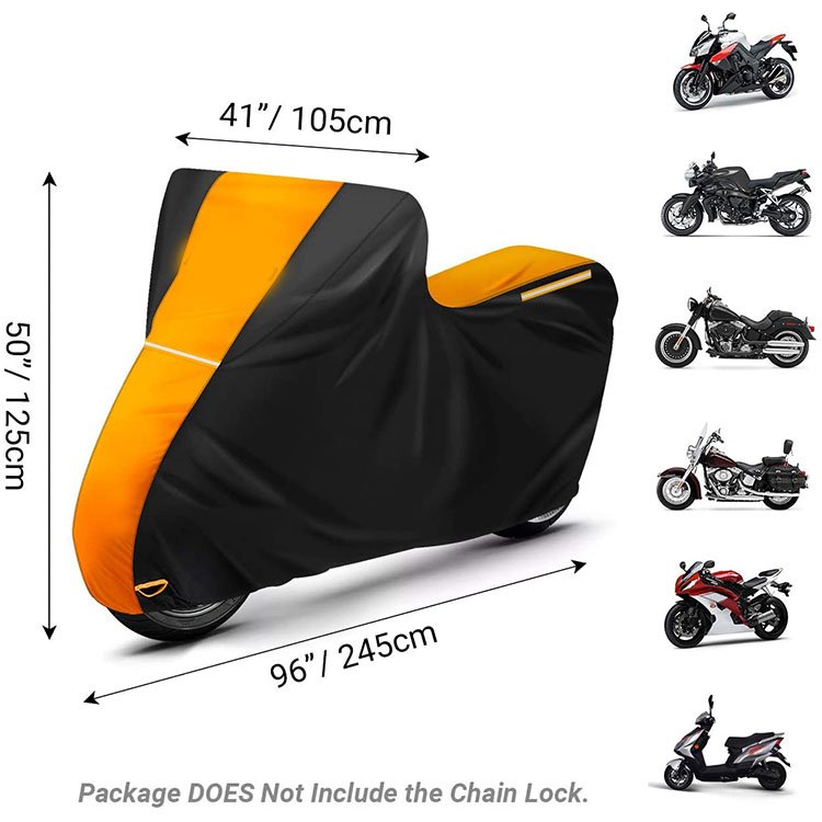 High Quality Breathable Motorcycle Cover Waterproof Rain Cover Popular Selling Motorcycle Shed - Image 5