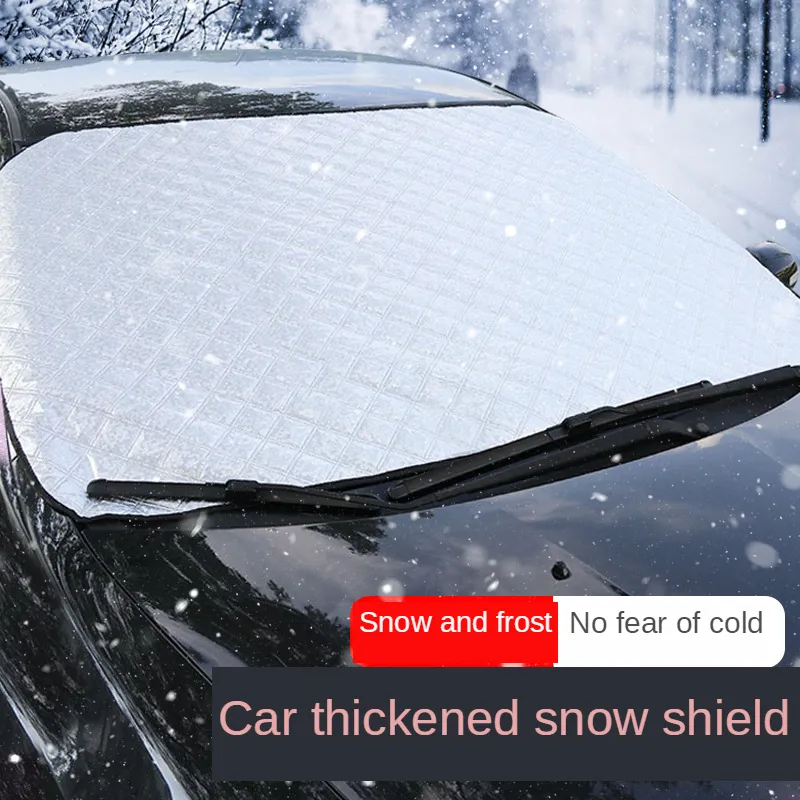Waterproof UV Protection Car Windshield Cover Car Ice Snow Cover with Reflective Strip Side Mirror Covers - Image 5