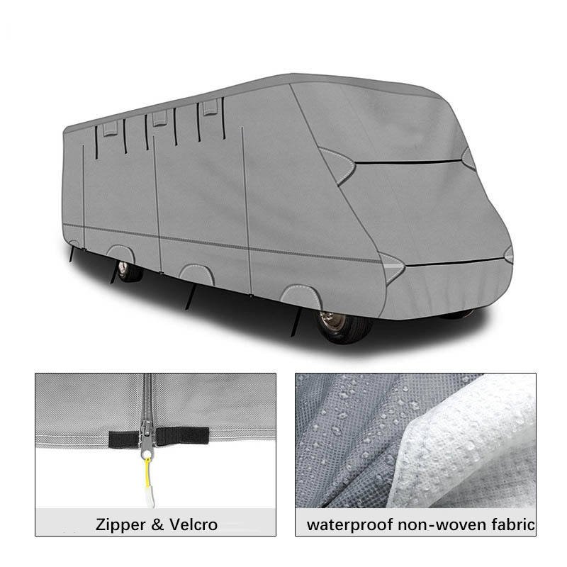 New Design Non-Woven Fabric Gray Motorhome Cover Rv Camper Travel Trailer Cover Rv Covers - Image 5