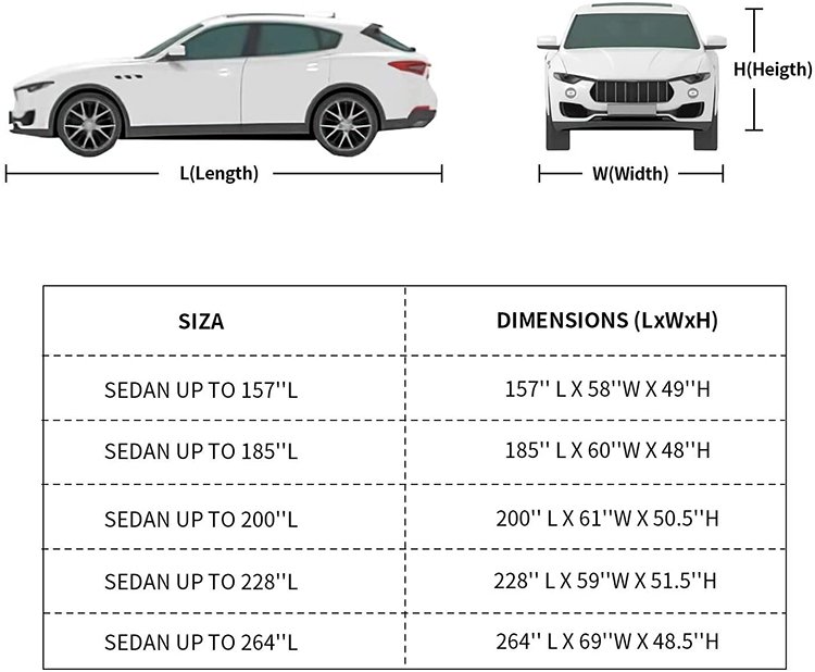 Low Price 3-Layer Breathable Waterproof Polyester Car Body Cover with UV Protection Four-Season Guard for Universal Car Use - Image 5
