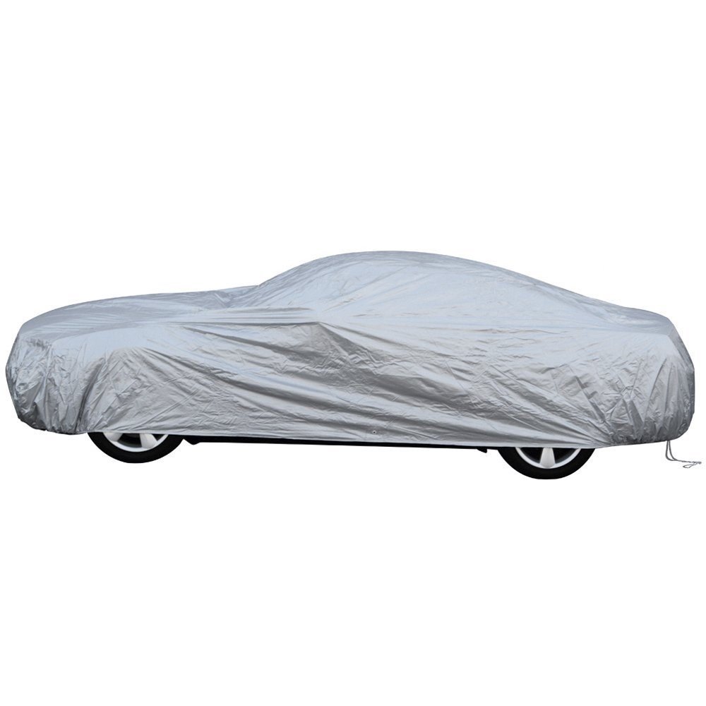 190T Polyester Silver Coated Waterproof Windproof 90% UV Protection 60% IR Rejection Custom Logo Outdoors BMW Z8 Car Cover - Image 5