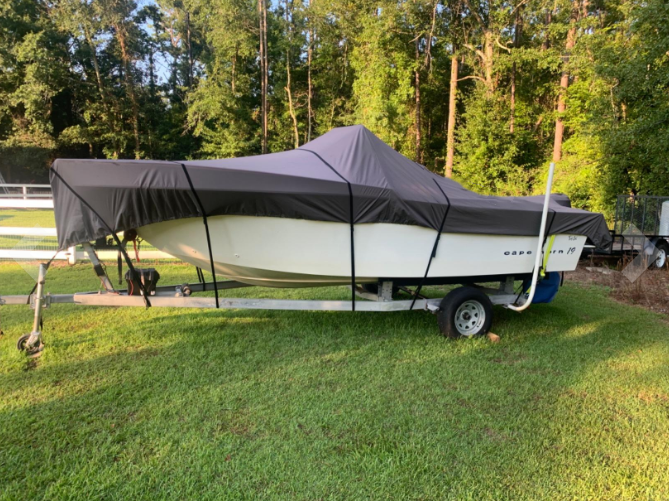 Hot Sale T-Top Boat Cover Breathable Waterproof V-Hull and Tri-Hull Runabouts Outboards Boat Cover - Image 5