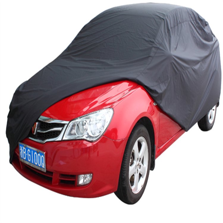 Durable Waterproof Black Car Covers PVC Flood Protection with Oxford Fabric UV and Dustproof Features - Image 5