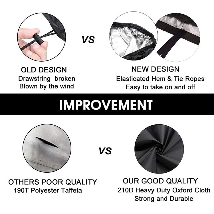 Heavy Duty Waterproof Oxford Cloth Folding Electric Mobility Scooter Wheelchair Cover New Motorcycle Cover Product - Image 5