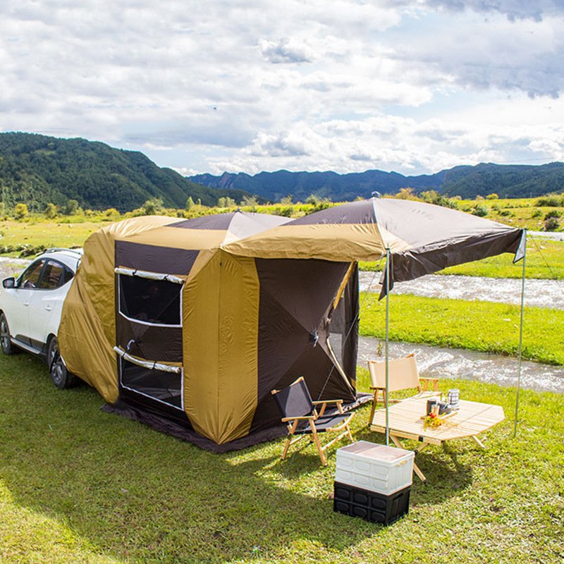 Car Tents Camping 2023 Latest Fashionable Large Ventilate Available for Family 3 4 People Camping Tent - Image 5