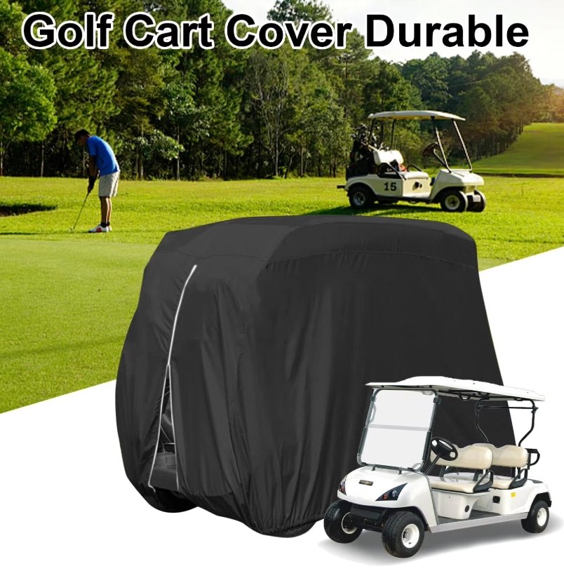 Hot Sale Waterproof Sunproof Golf Cart Cover Breathable Heavy Duty Golf Cart Rain Cover - Image 5
