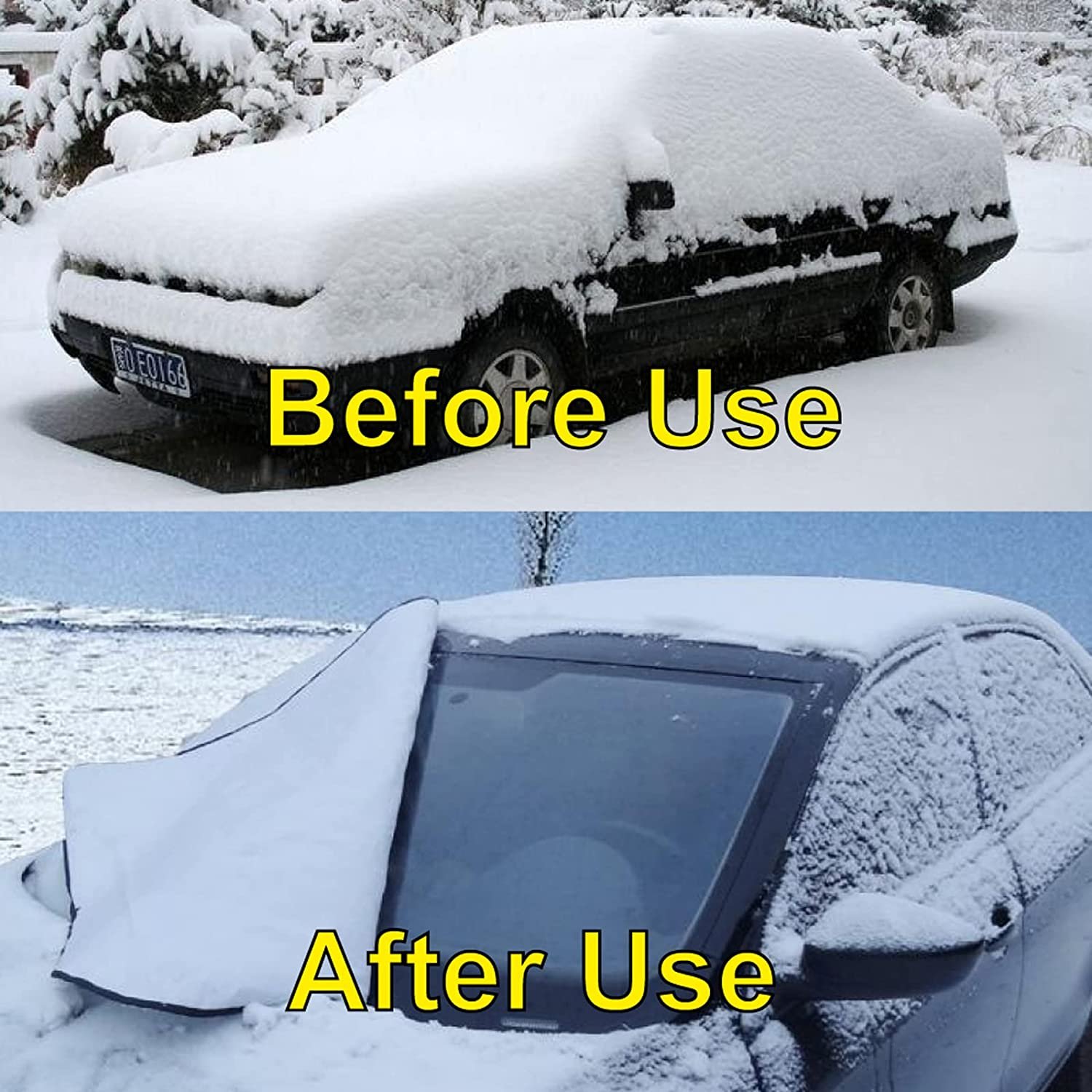 9 Magnetic Waterproof Window Cover Summer Car Windshield Snow Cover for Ice and Snow - Image 5