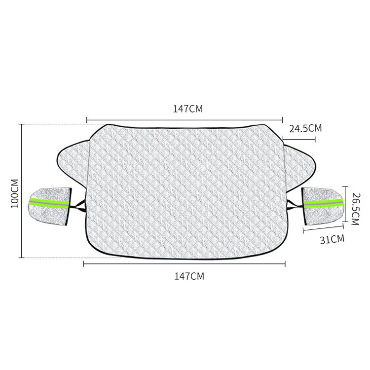 Universal Car Sunshade Snow Cover Foldable Portable Car Windshield Cover Protector Winter Ice Rain Dust Frost - Image 5