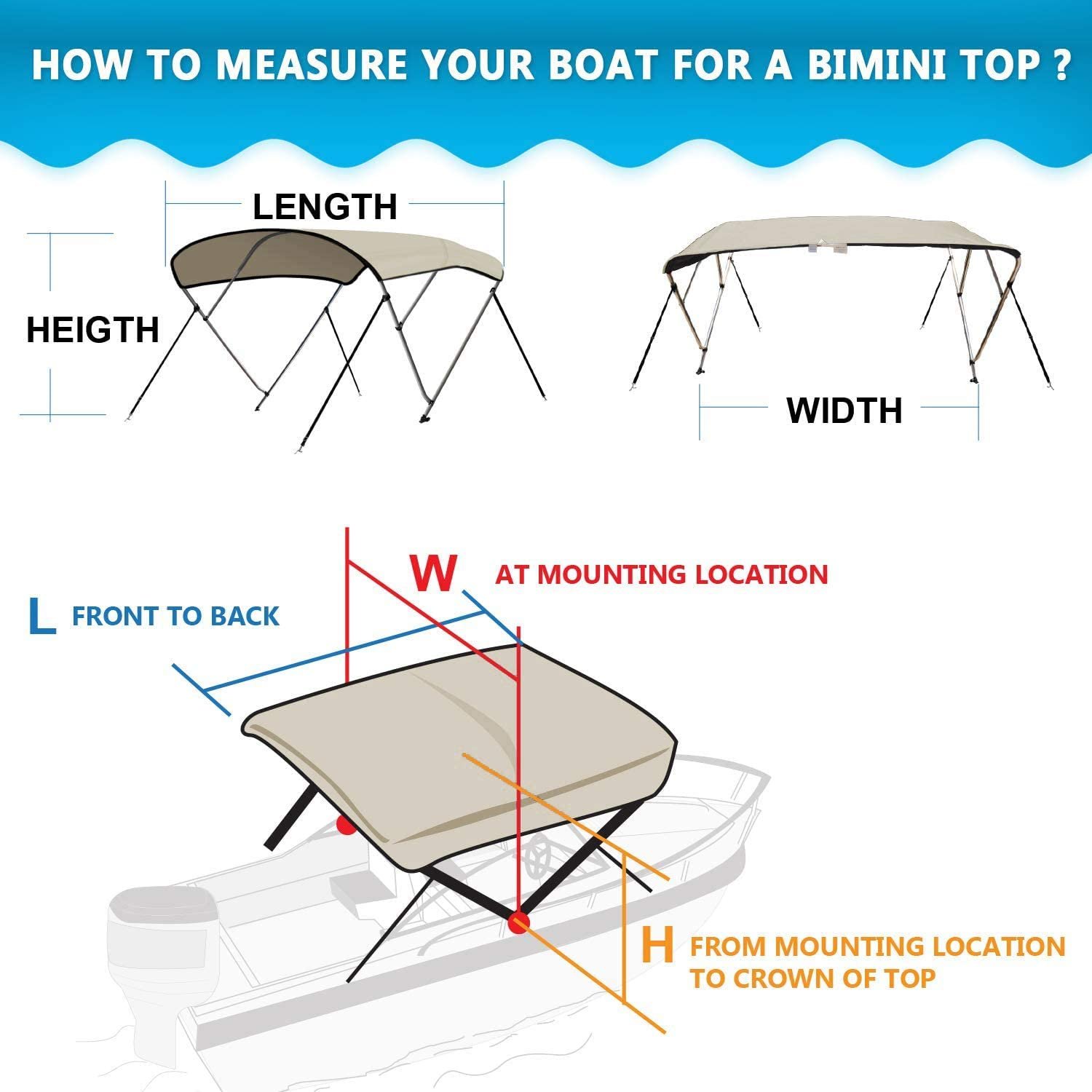 Factory Awning PVC Inflatable Fishing Boat Tent Luxury Boat Yacht Hardware Canopy Roof Sunshade Awning Bimini Tops - Image 6