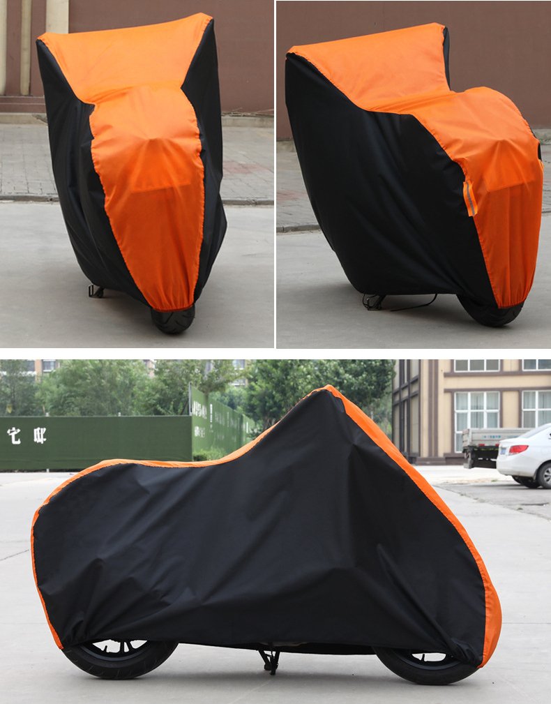 Elasticated Car and Motorcycle Cover Gas-Protected Beach UV Shield Custom Fit Beach Cover - Image 6