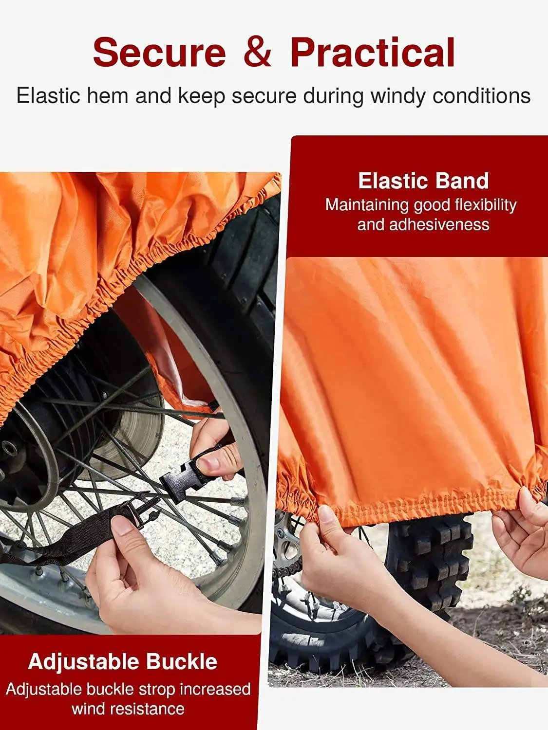 Factory Price Waterproof Cover Set Motorcycle Anti Water Dust UV Fire Block Factory Sale Motorcycle Cover - Image 6