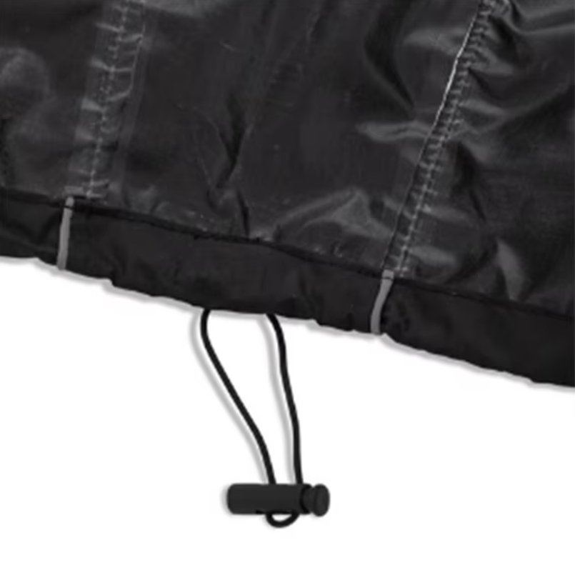 Custom Durable Polyester Full Bike Cover Waterproof Outdoor Oxford Cloth with UV Protection Lock Holes for Motorcycles - Image 6
