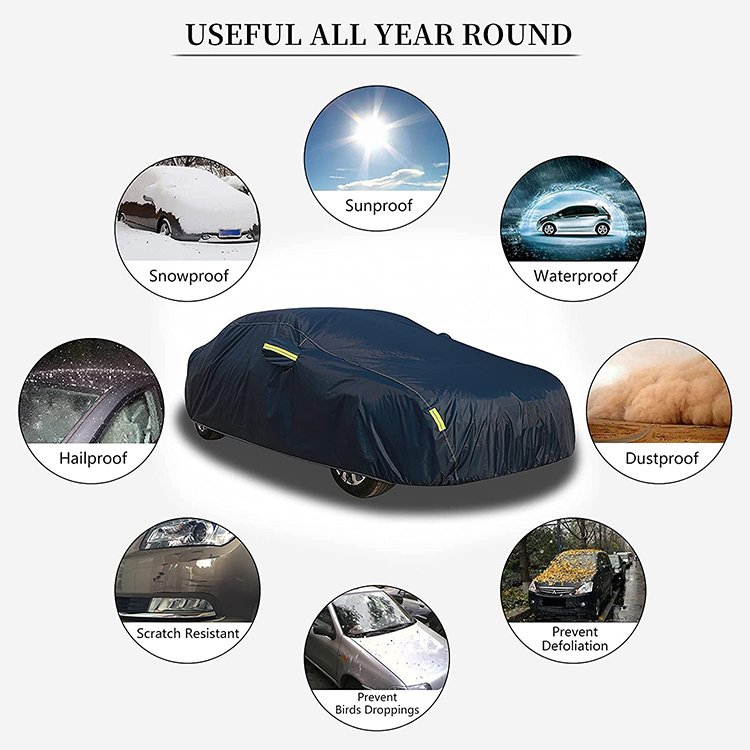 Custom Fit Elastic Stretchy Flexible Luxury Waterproof UV Protection Universal Fitment Tesla Model X 2017-2019 Indoor Car Cover - Image 6