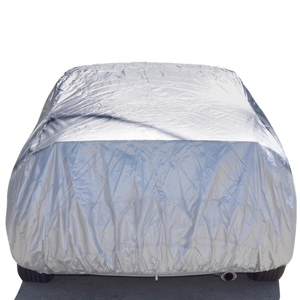 190T Polyester Silver Coated Waterproof Windproof 90% UV Protection 60% IR Rejection Custom Logo Outdoors BMW Z8 Car Cover - Image 6