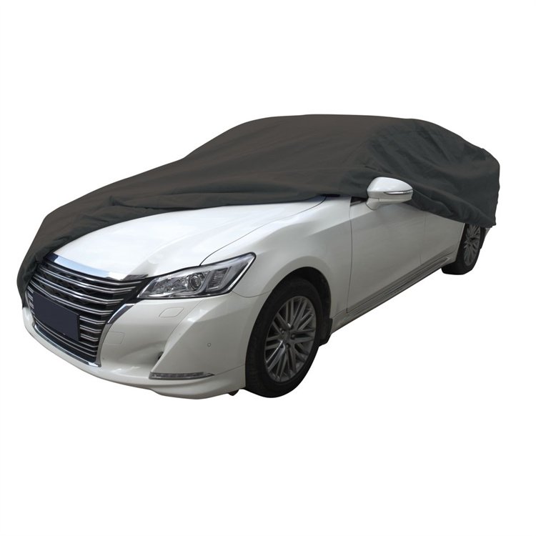 Durable Waterproof Black Car Covers PVC Flood Protection with Oxford Fabric UV and Dustproof Features - Image 6