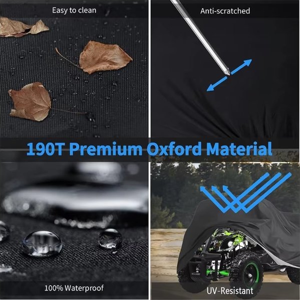 High Quality Waterproof Outdoor Universal UTV ATV Cover New Condition Made of Oxford Cloth - Image 6
