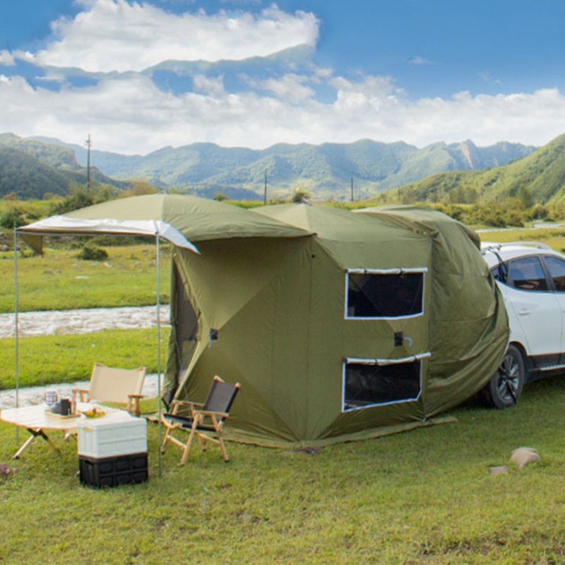Car Tents Camping 2023 Latest Fashionable Large Ventilate Available for Family 3 4 People Camping Tent - Image 6