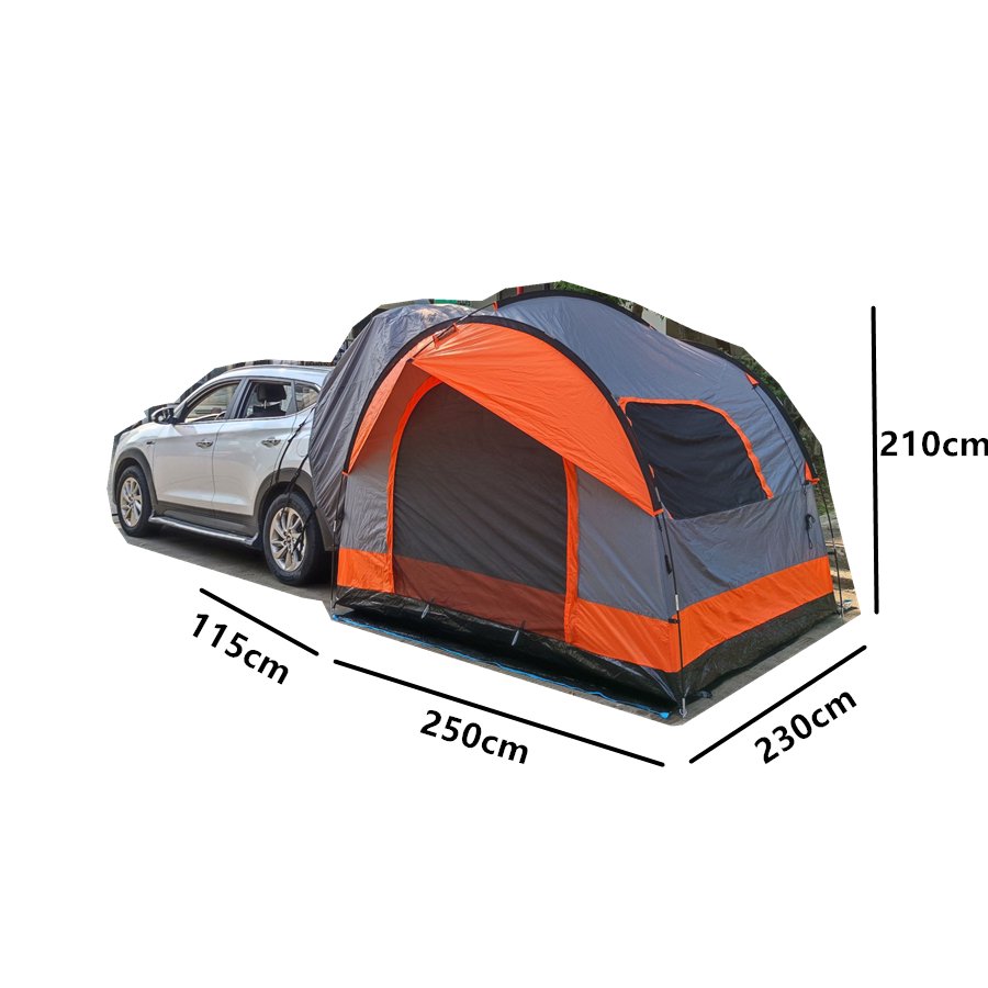 Outdoor Gear SUV Car Rear Extension Tent Built up Camping Tents With Canopy Self-Driving Tour Family Tent for Car Traveling - Image 6