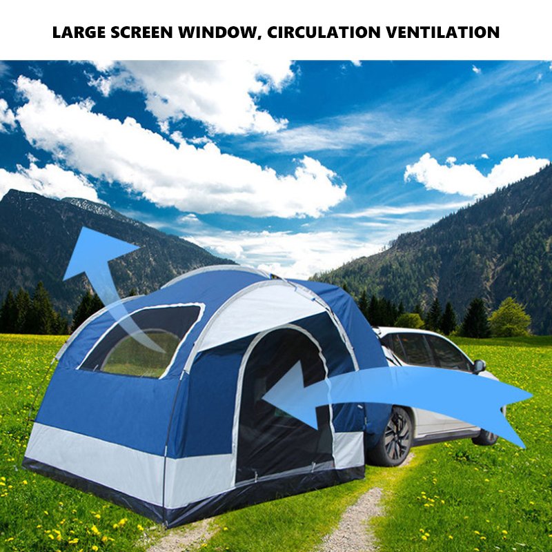 Portable Camp Folding Car Rear Camping Suv Tailgate Cover Tent for Car Tailgate Camping Outdoor Awning Extension Tent - Image 6