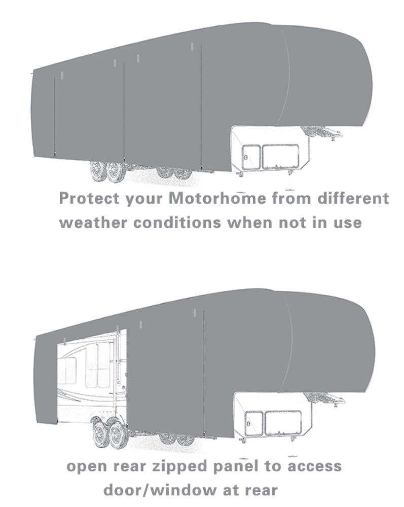 Tailored Pop-up Folding Cover for Cars Caravans Motorhomes Trailers - Image 6